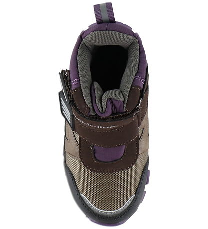 Mikk-Line Vinterstøvler - Tex Velcro - Plum Perfect
