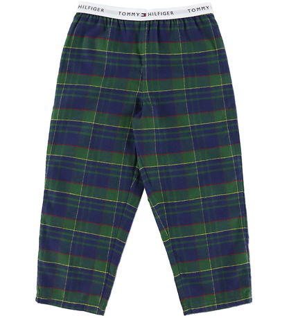 Tommy Hilfiger Nattøj - Orn Green/Buffaio Check Evergreen