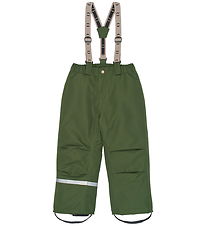 Mikk-Line Skibukser m. Seler - Kombu Green