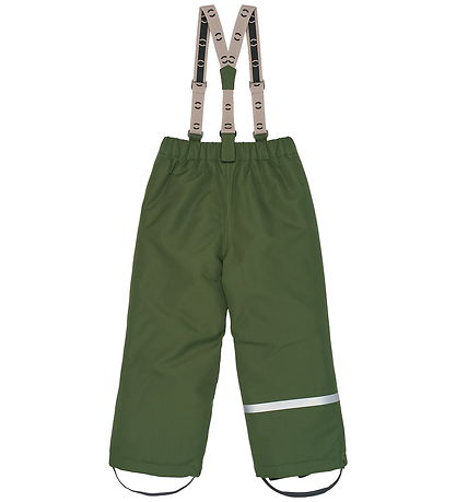 Mikk-Line Skibukser m. Seler - Kombu Green