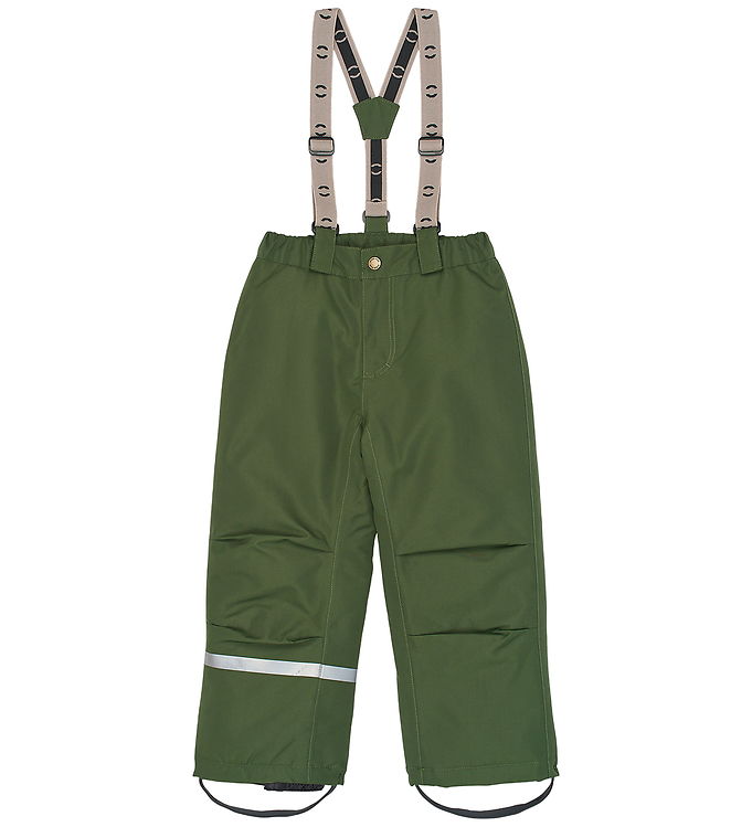 Mikk-Line Skibukser m. Seler - Recycled - Kombu Green