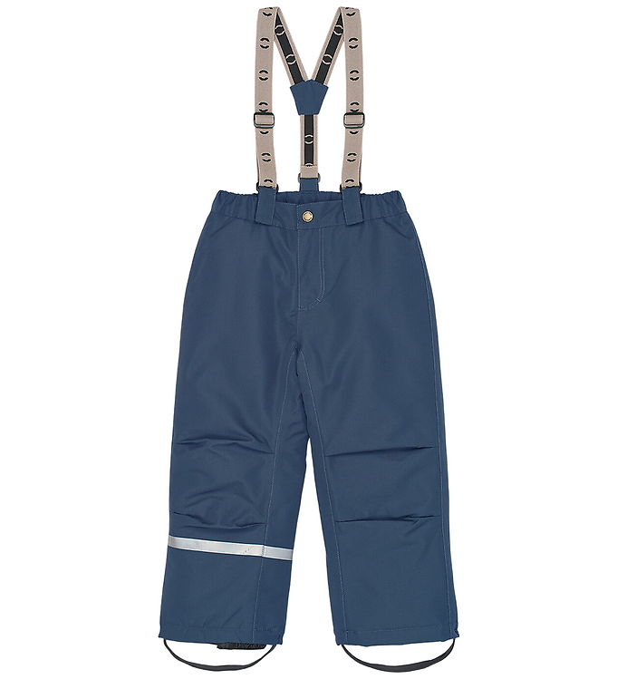 Mikk-Line Skibukser m. Seler - Recycled - Blue Nights