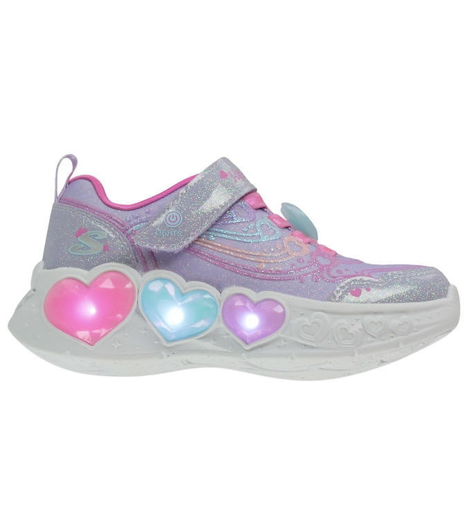 Skechers Sko - Enchanted Heart Lights - Purple