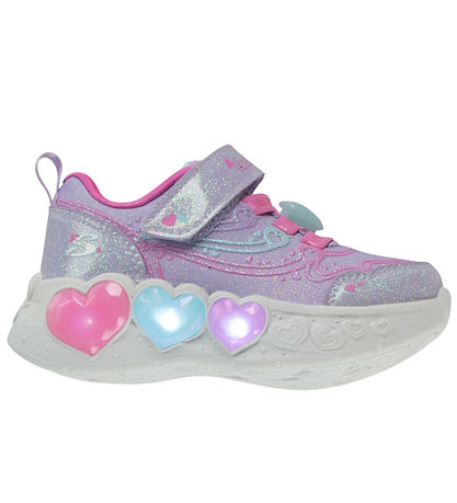 Skechers Sko - Enchanted Heart Lights - Purple