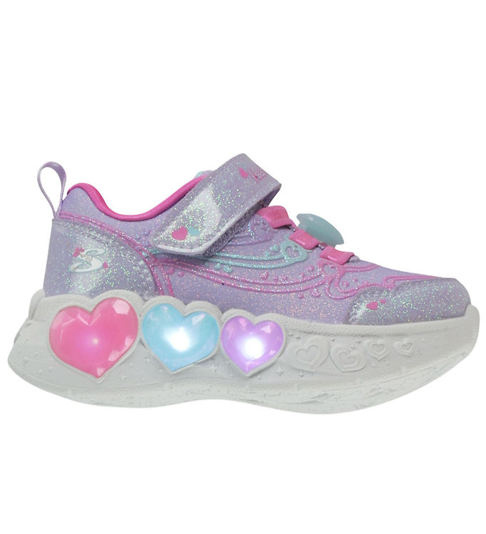 Skechers Sko - Enchanted Heart Lights - Purple