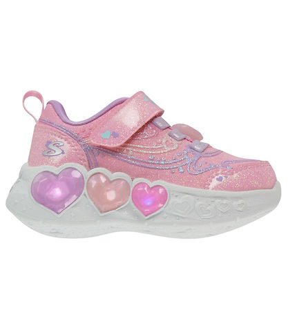 Skechers Sko - Enchanted Heart Lights - Pink