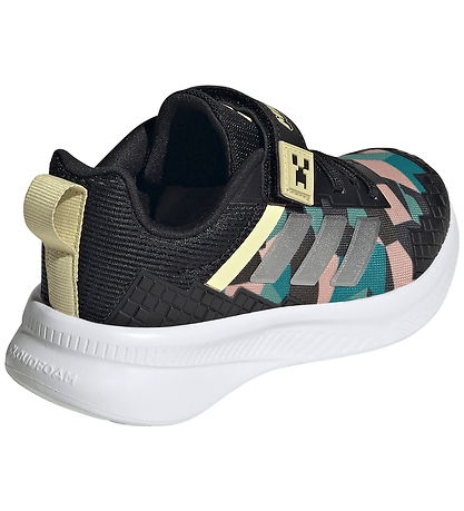 adidas Performance Sko - Minecraft Fortarun - Cblack/Msilve/Duay