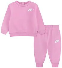 Nike Sweatsæt - Pink Rise