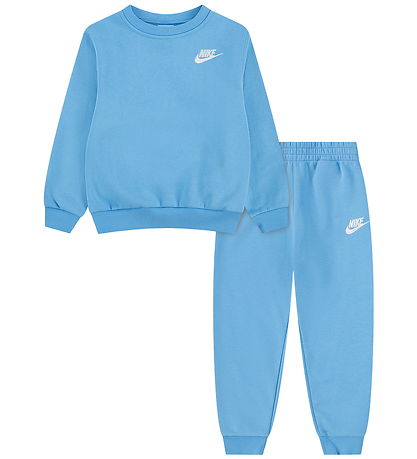 Nike Sweatsæt - Football Blue/White