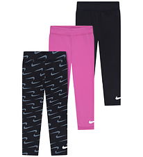 Nike Leggings - 3-pak - Black/Playful Pink