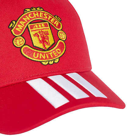 adidas Performance Kasket - MUFC Kids Cap - Mufred/White