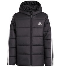 adidas Performance Dynejakke - J ESS 3S - Black/White