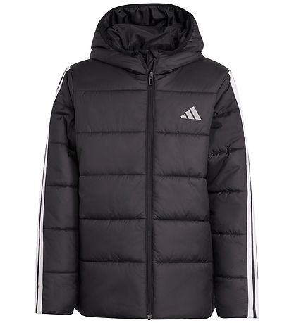 adidas Performance Dynejakke - J ESS 3S - Black/White
