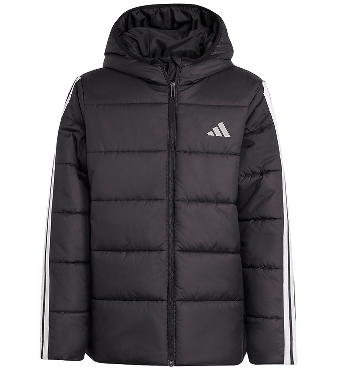 adidas Performance Dynejakke - J ESS 3S - Black/White
