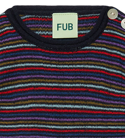 FUB Body l/æ - Rib - Uld - Multi Stripe
