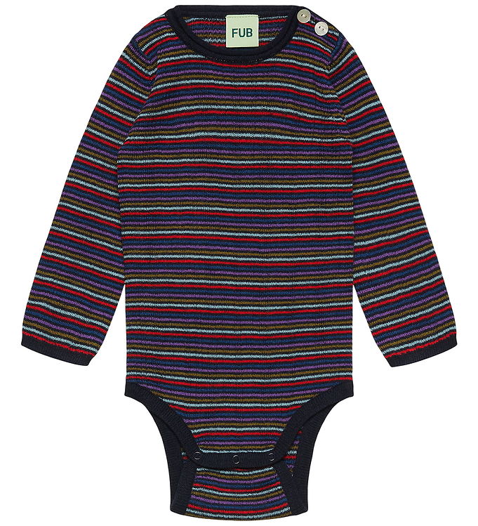 FUB Body l/æ - Rib - Uld - Multi Stripe