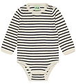 FUB Body l/æ - Strik - Uld - Ecru/Navy