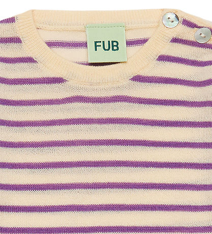 FUB Body l/æ - Uld - Creme/Violet