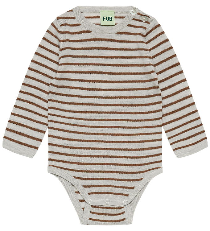 FUB Body l/æ - Uld - Light Grey Melange/Hazel Melange