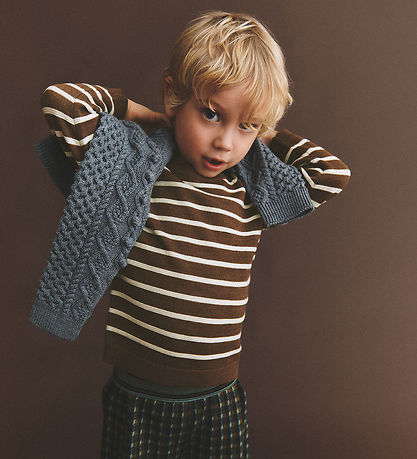 FUB Bluse - Strik - Uld - Hazel Melange