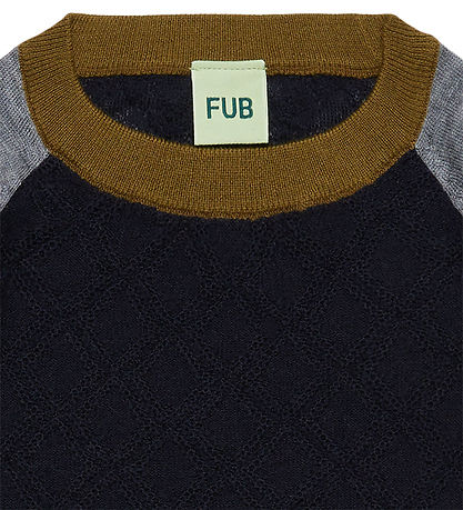 FUB Bluse - Uld - Dark Navy