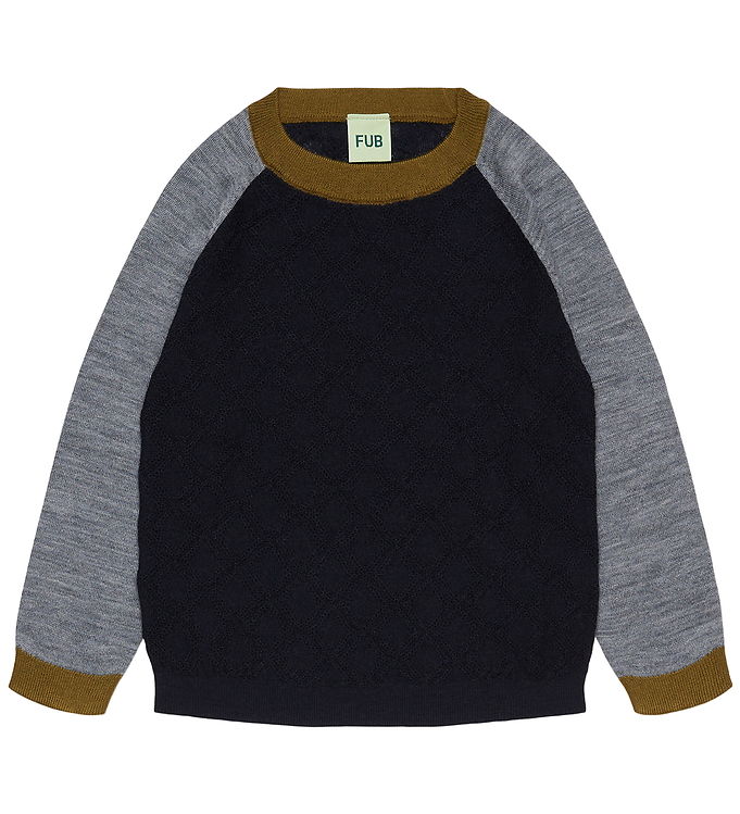 FUB Bluse - Uld - Dark Navy