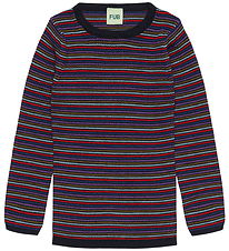 FUB Bluse - Rib - Uld - Multi Stripe