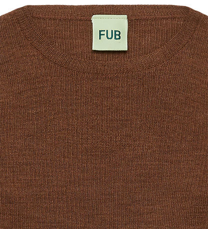 FUB Bluse - Rib - Uld - Hazel Melange