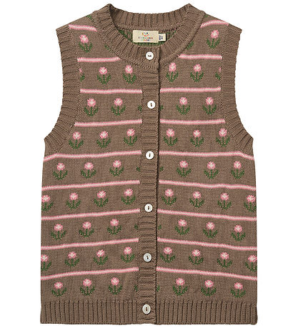 Copenhagen Colors Vest - Strik - Walnut Flower