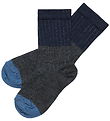 FUB Strømper - 2-pak - Uld - Steel Melange