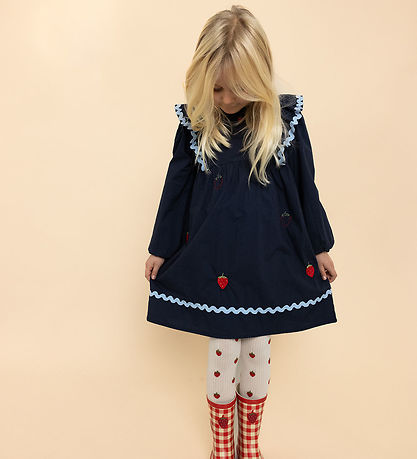 Flöss Kjole - Hannah - New Navy