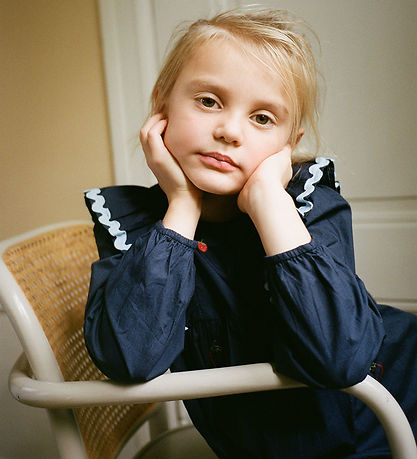 Flöss Kjole - Hannah - New Navy