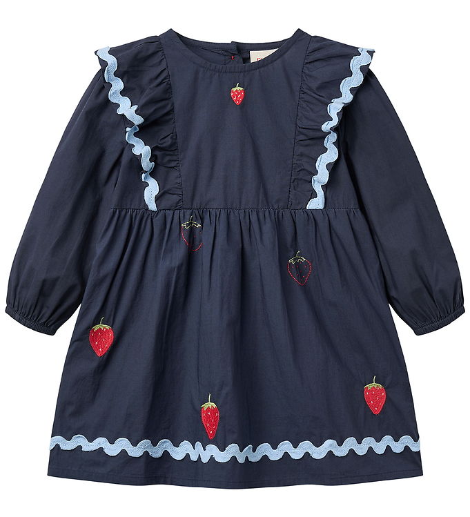 Flöss Kjole - Hannah - New Navy