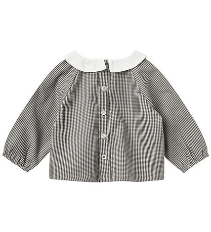 Copenhagen Colors Sæt - Bluse/Bloomers - Grey Check Comb