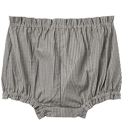 Copenhagen Colors Sæt - Bluse/Bloomers - Grey Check Comb