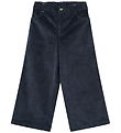 Copenhagen Colors Fløjlsbukser - Navy m. Broderi