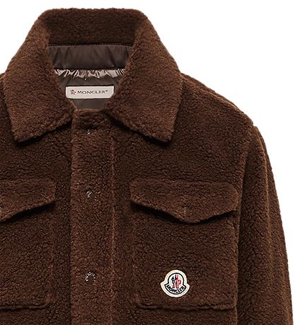 Moncler Fleecejakke - Teddy - Brun