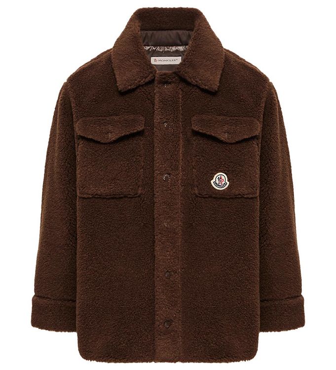 Moncler Fleecejakke - Teddy - Brun