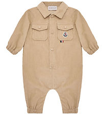 Moncler Heldragt - Fløjl - Beige