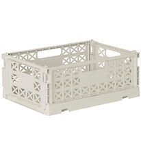 Gergerland Foldekasse - 26x19x10,4 cm - Light Gray