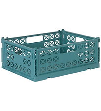 Gergerland Foldekasse - 29,5x39,3x14,5 cm - Ocean Green