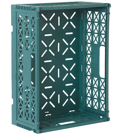 Gergerland Foldekasse - 29,5x39,3x14,5 cm - Ocean Green