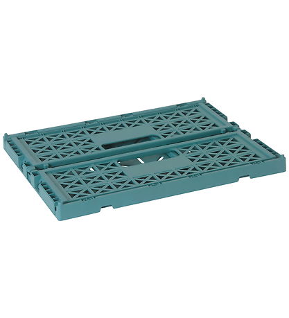 Gergerland Foldekasse - 29,5x39,3x14,5 cm - Ocean Green