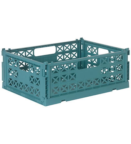Gergerland Foldekasse - 29,5x39,3x14,5 cm - Ocean Green