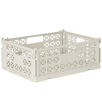 Gergerland Foldekasse - 29,5x39,3x14,5 cm - Light Gray