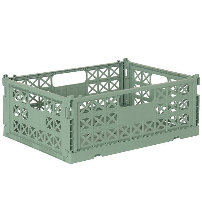 Gergerland Foldekasse – 29,5×39,3×14,5 cm – Almond Green