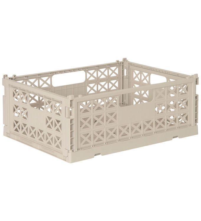 Gergerland Foldekasse – 29,5×39,3×14,5 cm – Sand