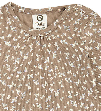 Müsli Body l/æ - Rib - Alyssum - Walnut/Oak/Mauve