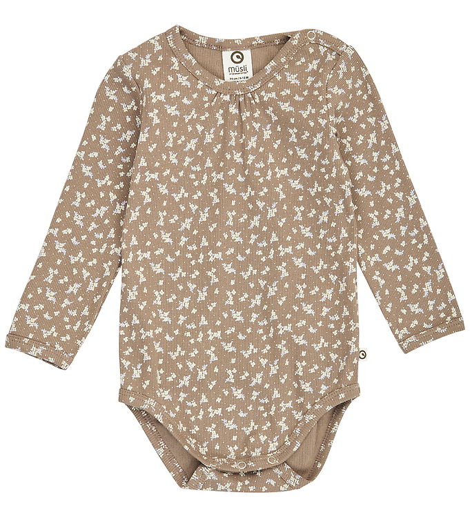 Müsli Body l/æ - Rib - Alyssum - Walnut/Oak/Mauve