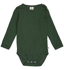 Müsli Body l/æ - Rib - Cozy Me - Forest Green